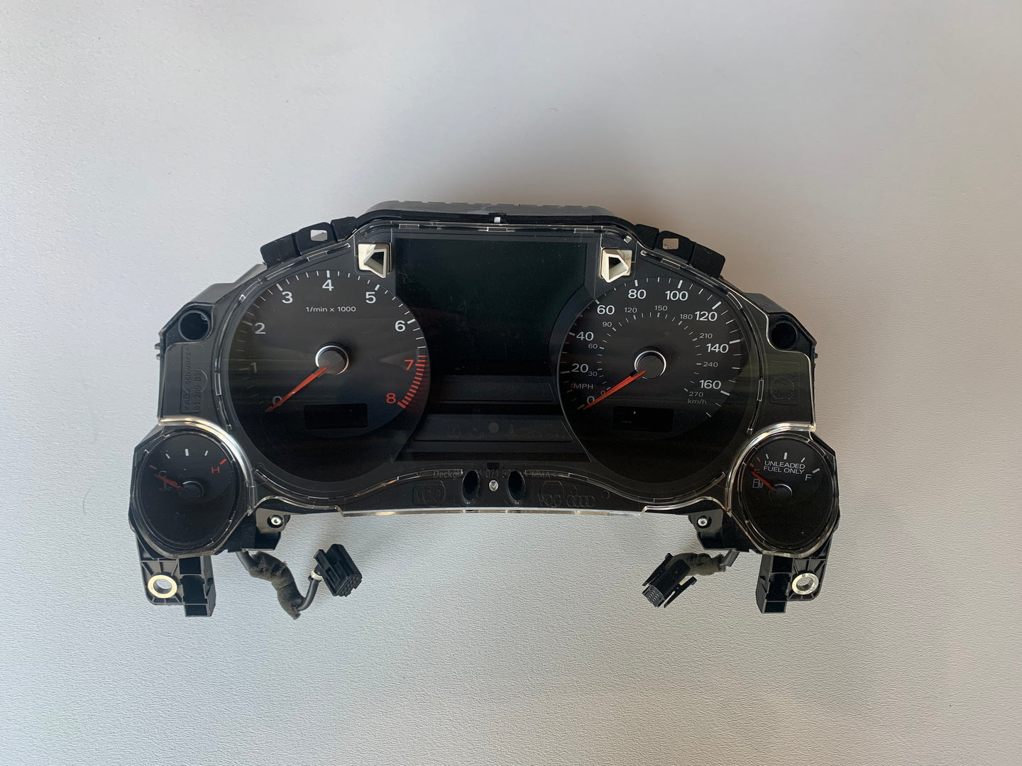 2008-2010 AUDI A8L SPEEDOMETER CLUSTER GUAGES MPH W/O ADAPTIVE CRUISE